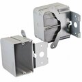 Cantex Electrical Box, 21 cu in, Outlet Box, 1 Gang, PVC EZ21SBZ-ADJ